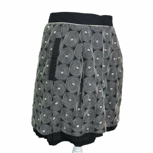 Anthropologie Floreat Embroidered Layered Skirt - Picture 4 of 9